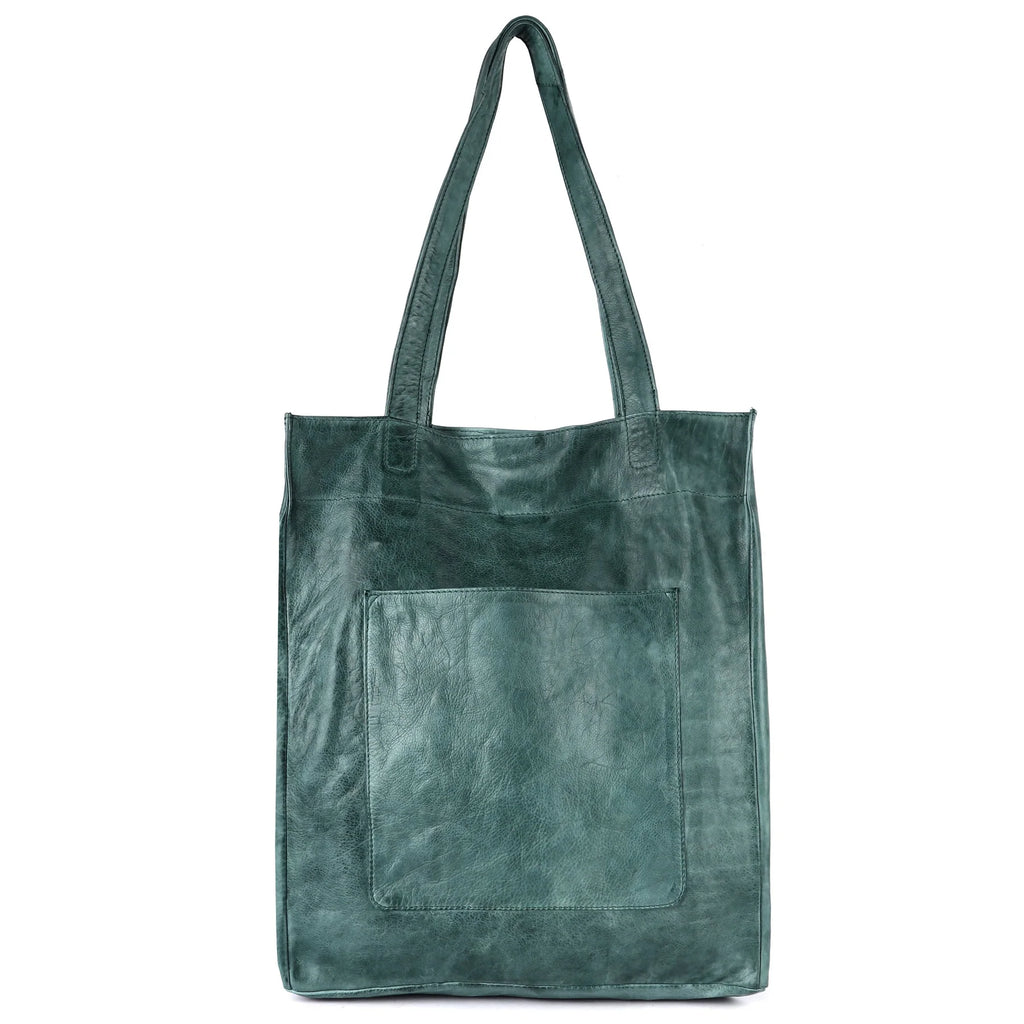 Leather Tote Bag: Margie