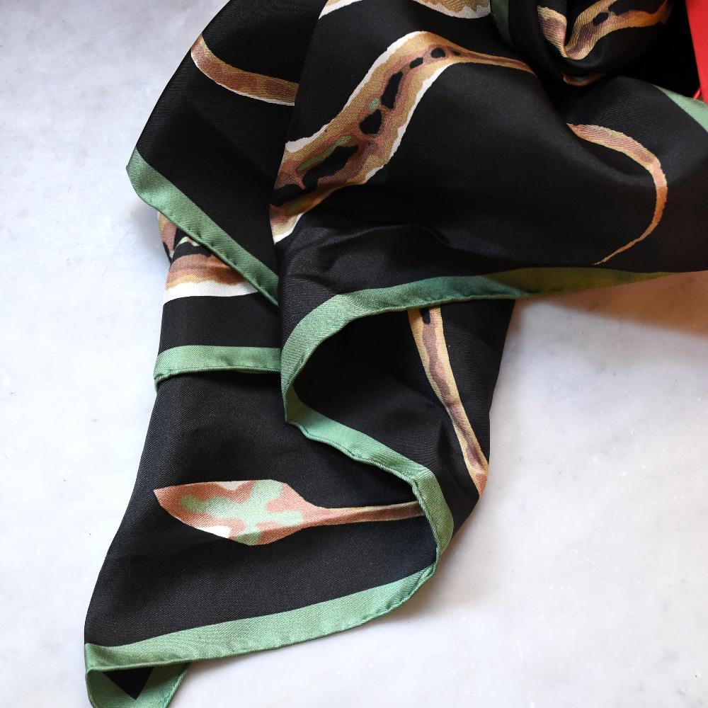 NYPL Snake Silk Scarf