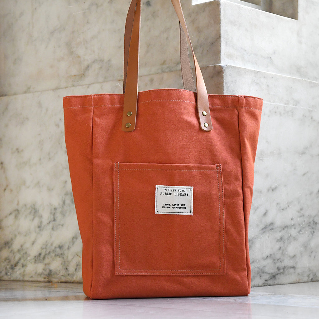 Terra Vintage NYPL Stamp Tote Bag