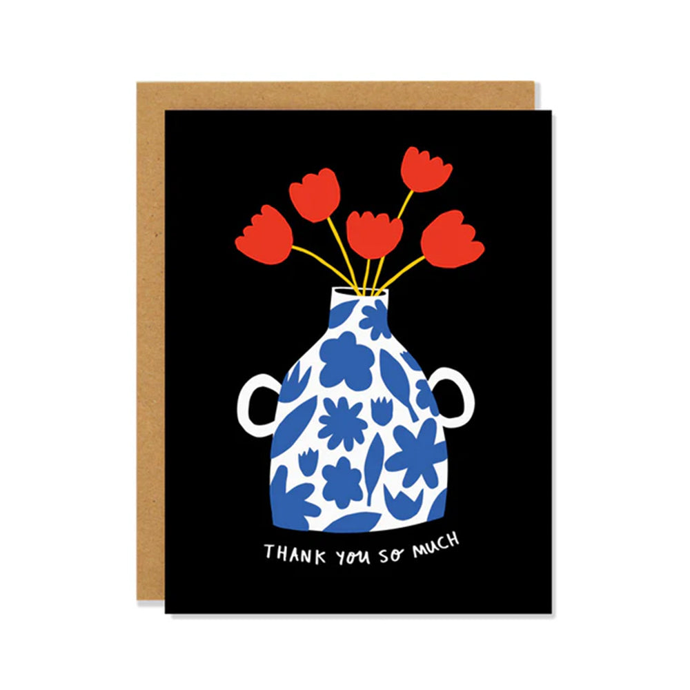 Vase Thank You Notecard