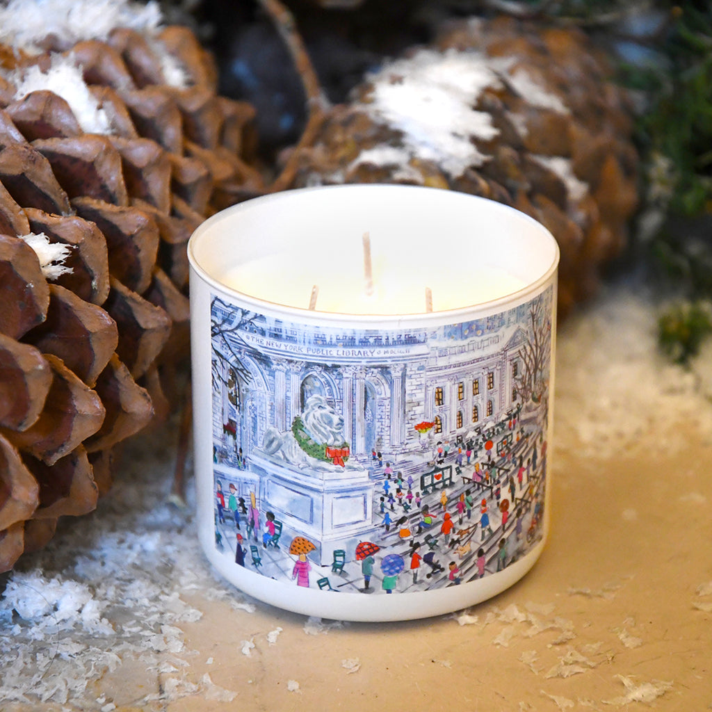 NYPL Winter in the City Candle