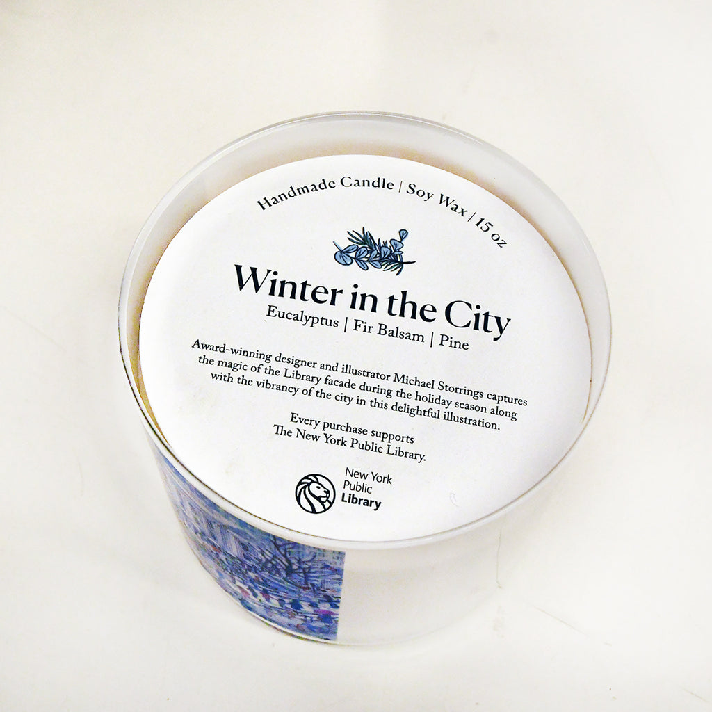 NYPL Winter in the City Candle