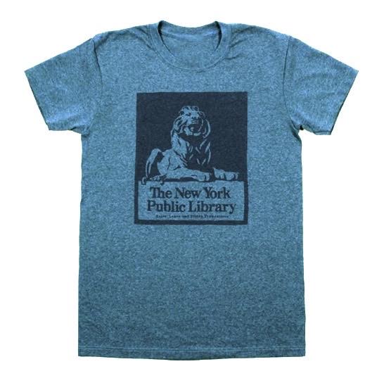 Library Lion: NYPL Vintage Inspired T-shirt