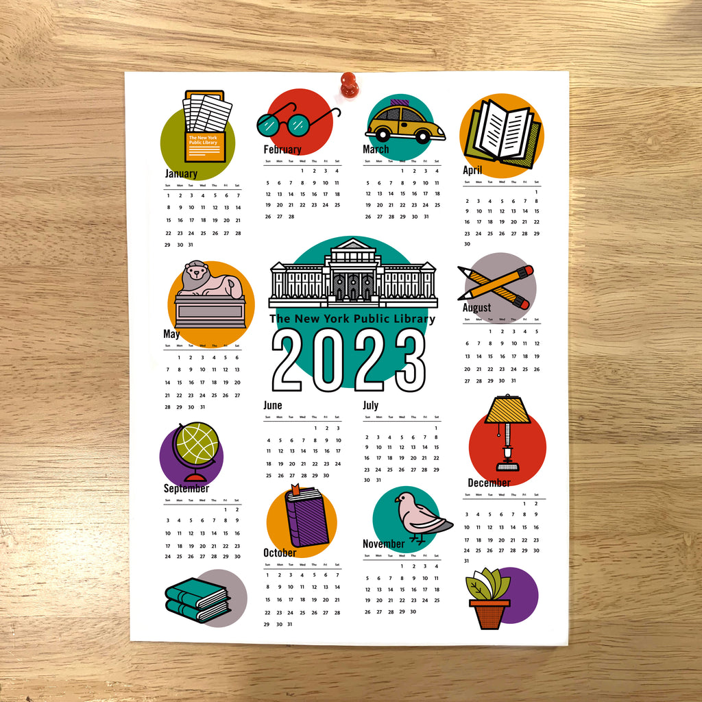 Printable NYPL 2023 Calendar