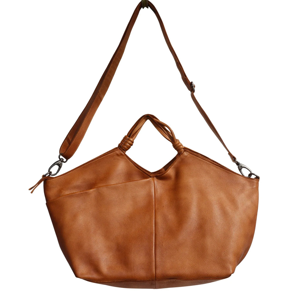 Leather Shoulder/Cross-Body Bag: Nelly