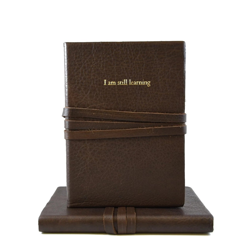 I Am Still Learning Leather Journal - The New York Public Library Shop