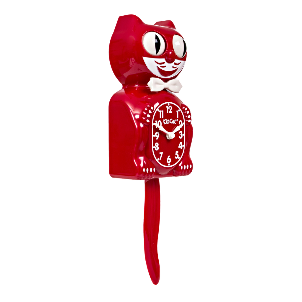 Cherry Red Kit-Cat Klock