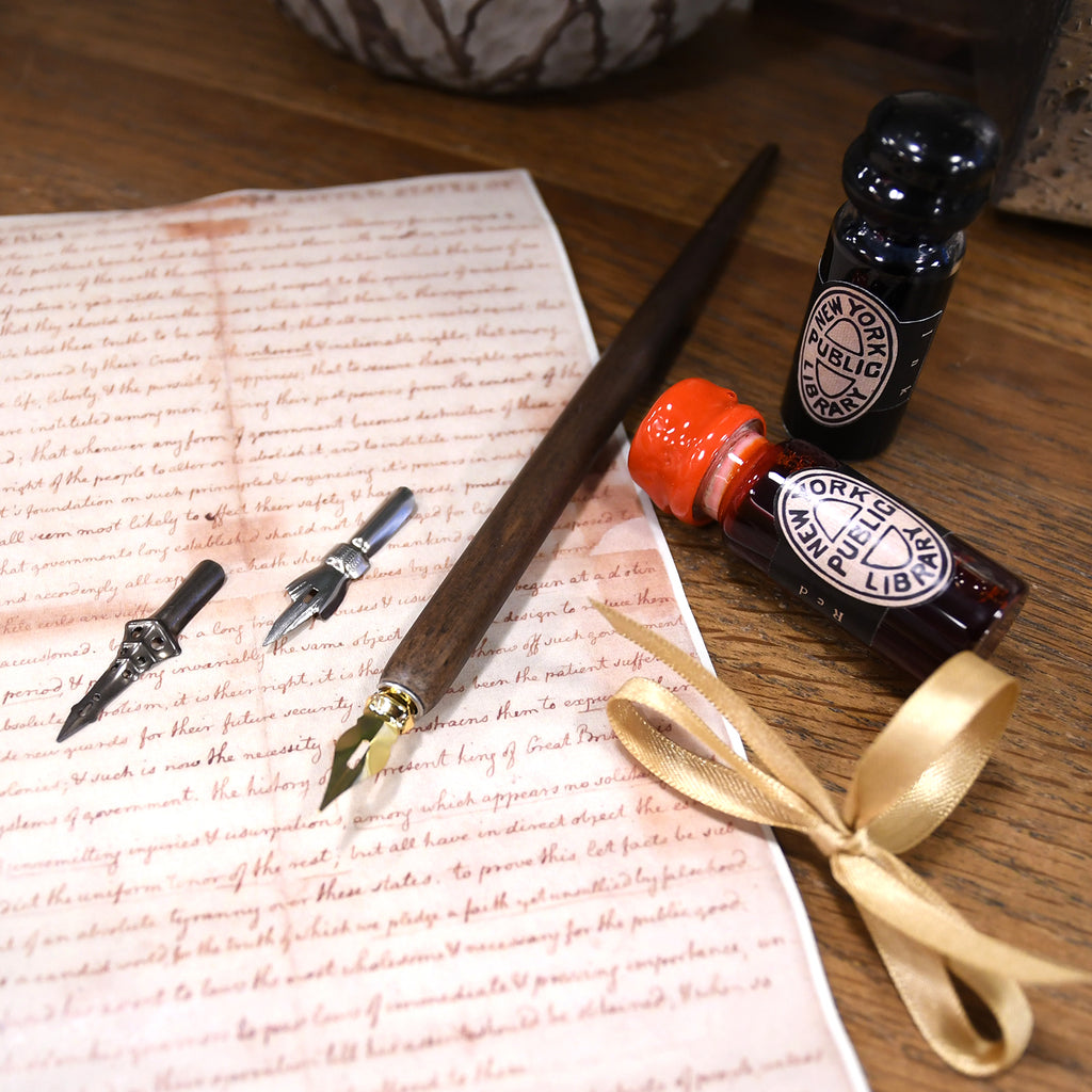 NYPL Declaration of Independence Pen + Ink Set