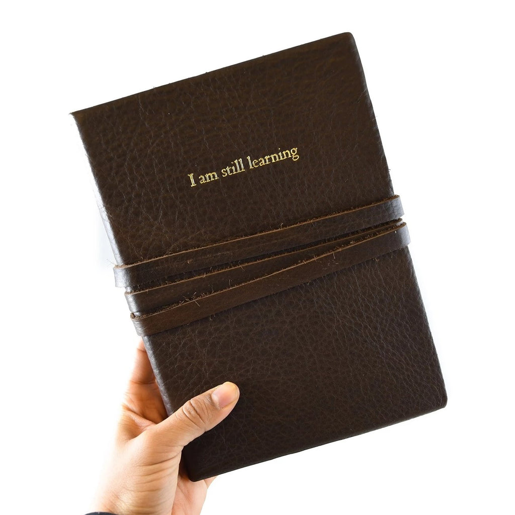 I Am Still Learning Leather Journal - The New York Public Library Shop