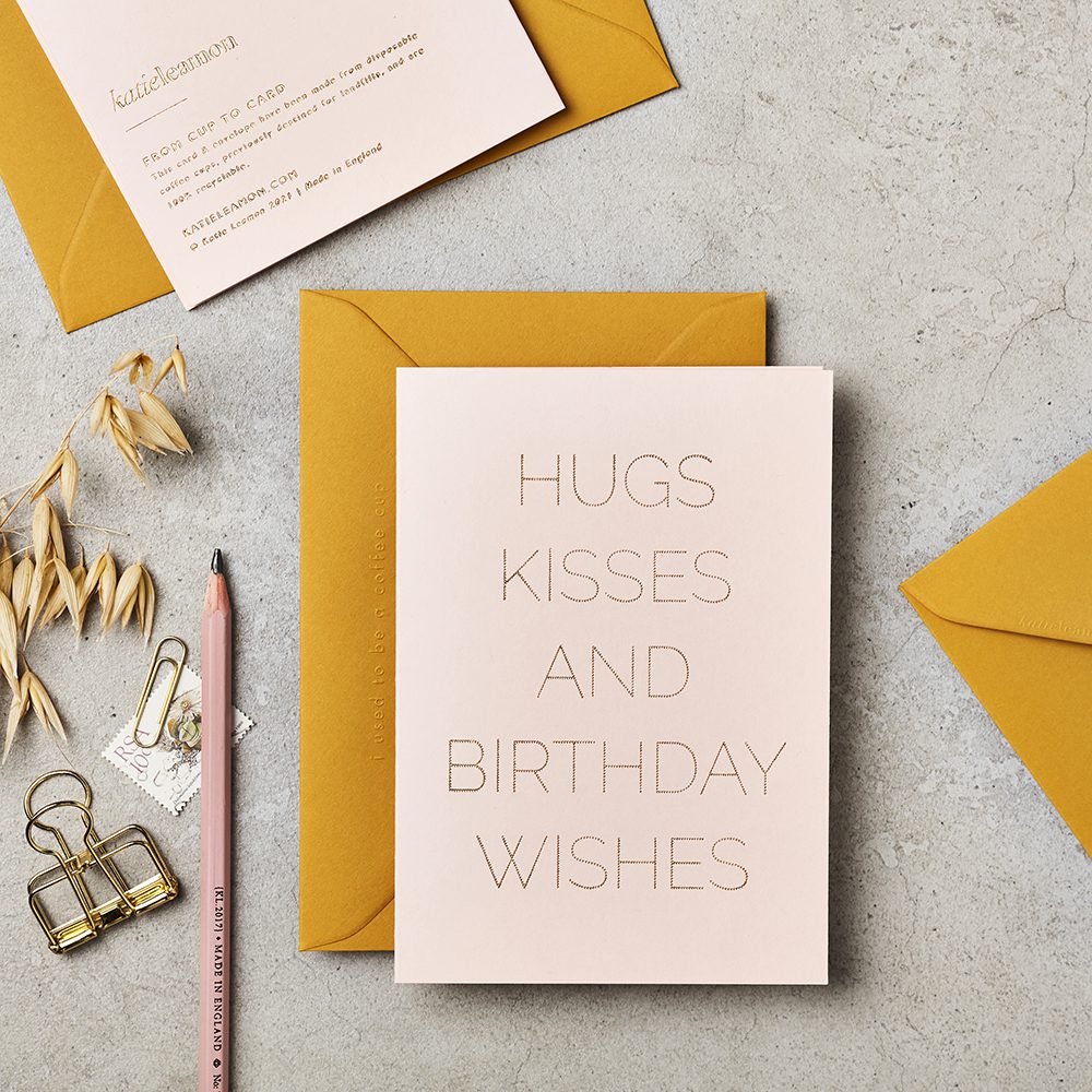 Hugs, Kisses & Birthday Wishes Notecard