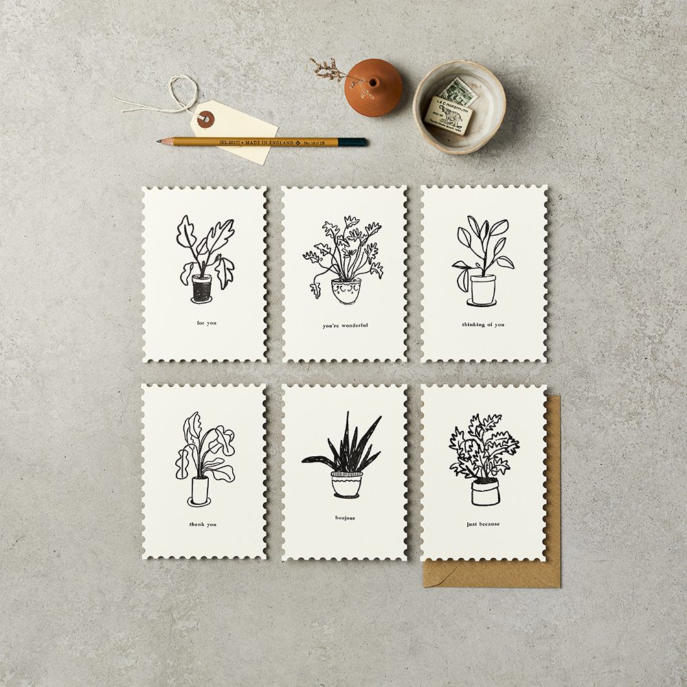 Illustrated Plant Card Set