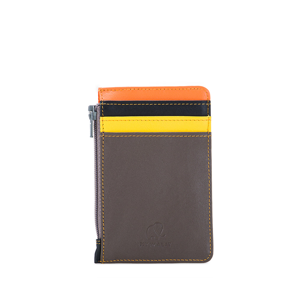 Credit Card Holder with Zipper: Fumo