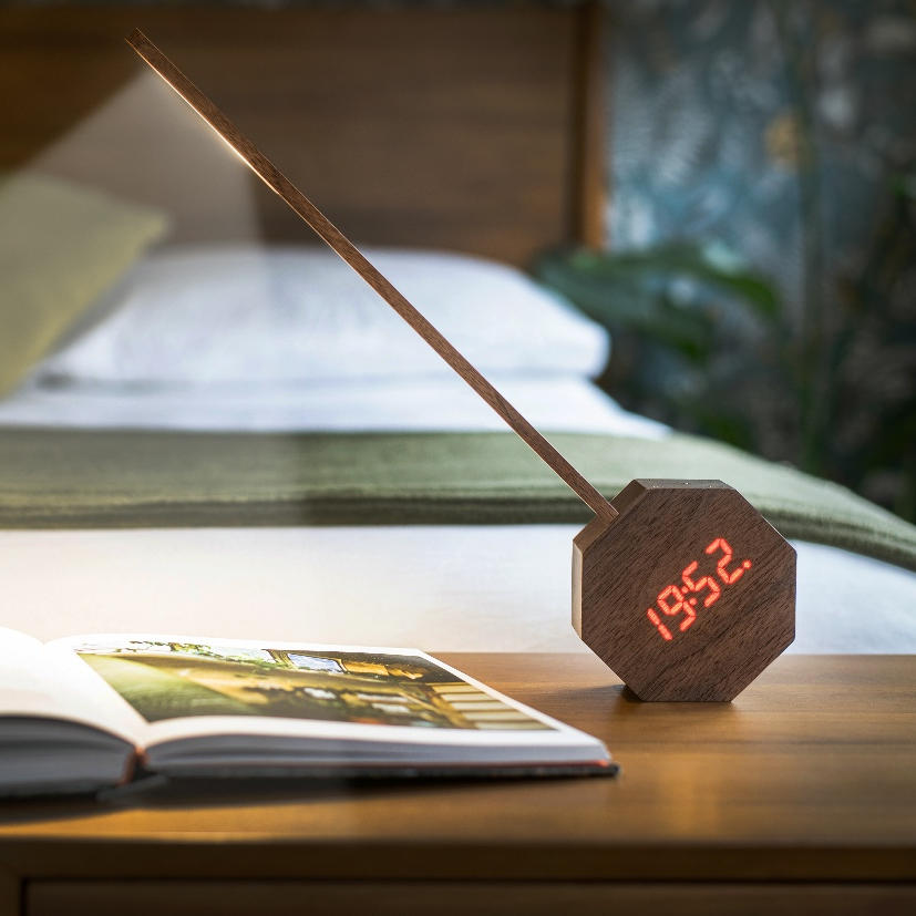 Octagon Reading Lamp with Alarm