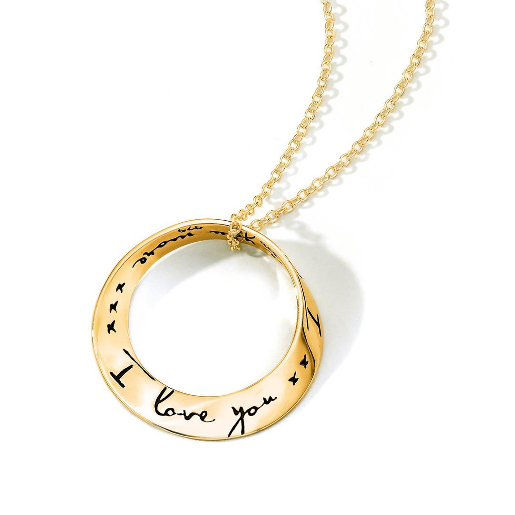 14K Gold I Love You More Necklace