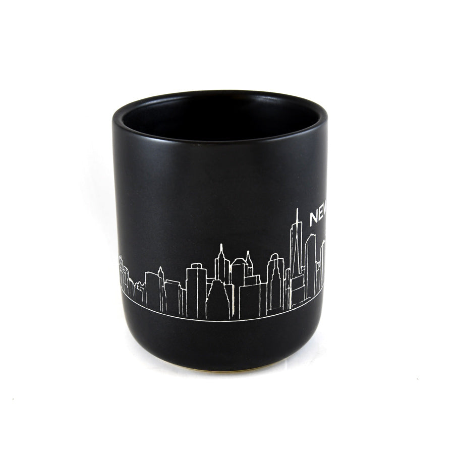 Black New York City Skyline Mug