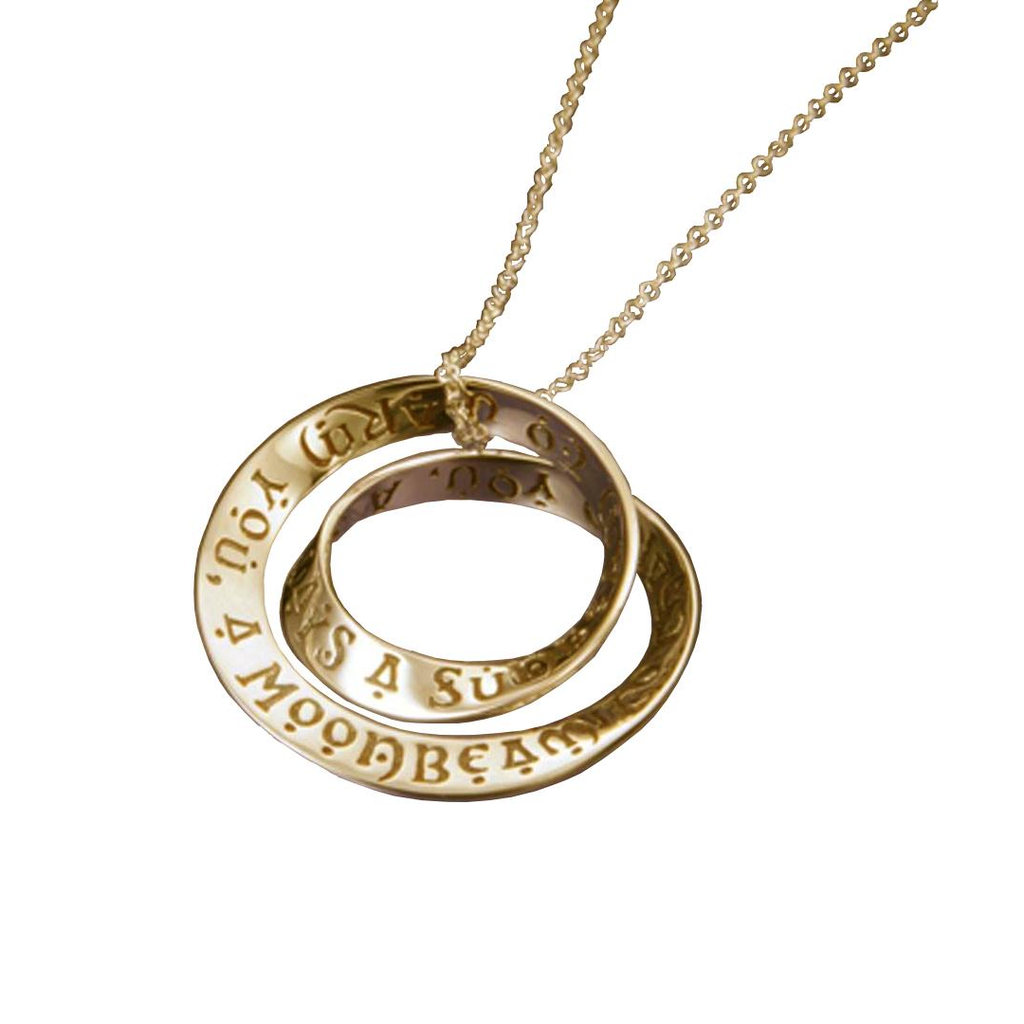 14K Gold Irish Blessing Necklace