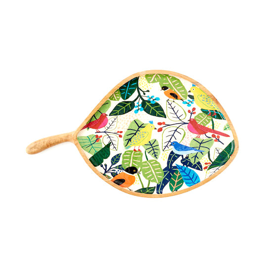 Mango Wood Leaf Platter