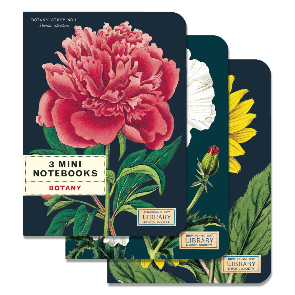 Botanical Mini Notebooks Set