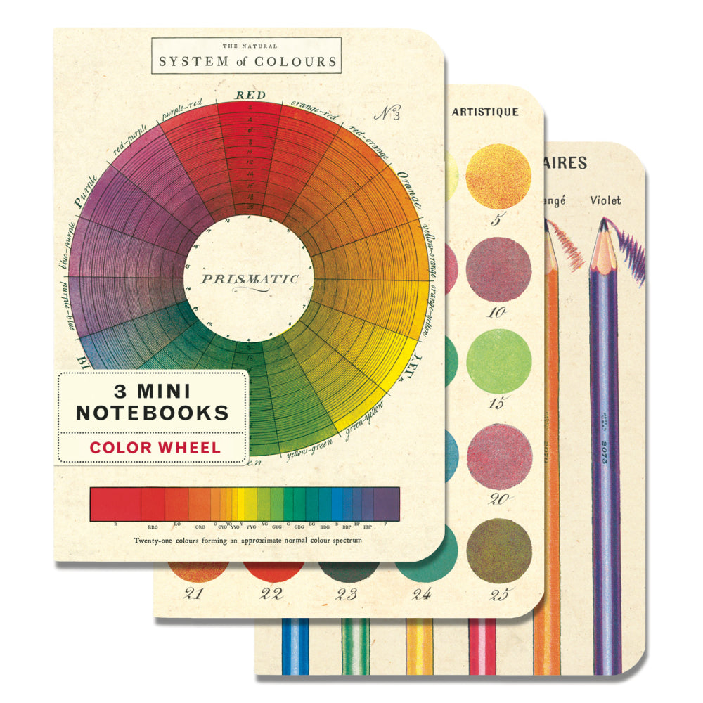 Color Wheel Mini Notebooks Set