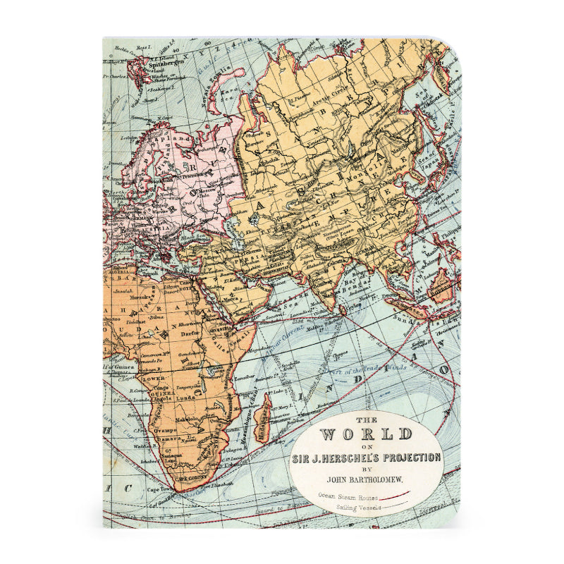 World Maps Mini Notebooks Set | The New York Public Library Shop