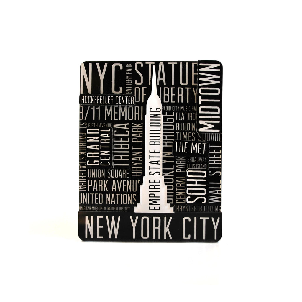 New York City Word Cloud Magnet - The New York Public Library Shop