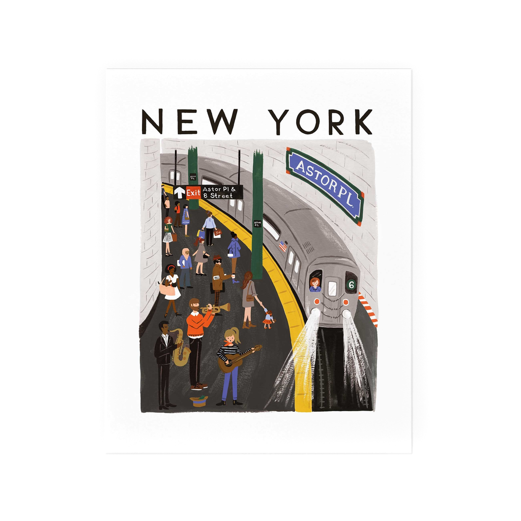 New York World Traveler Art Print