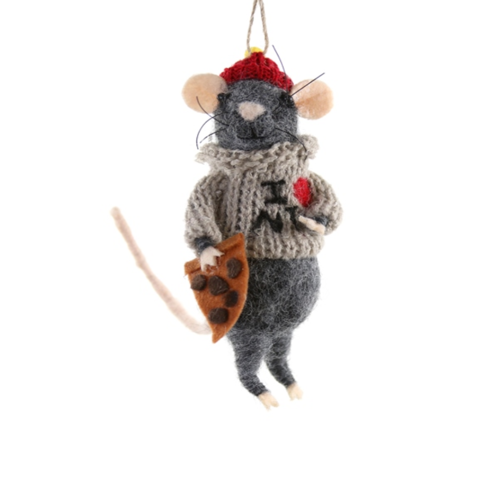 Pizza Rat Ornament