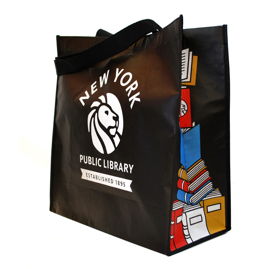 Recycled NYPL Bookstack Tote - The New York Public Library Shop