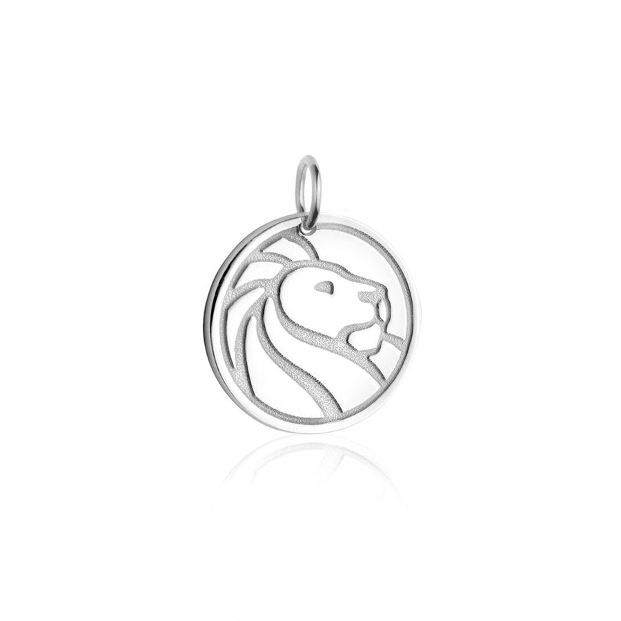 Silver NYPL Lion Charm Necklace - The New York Public Library Shop