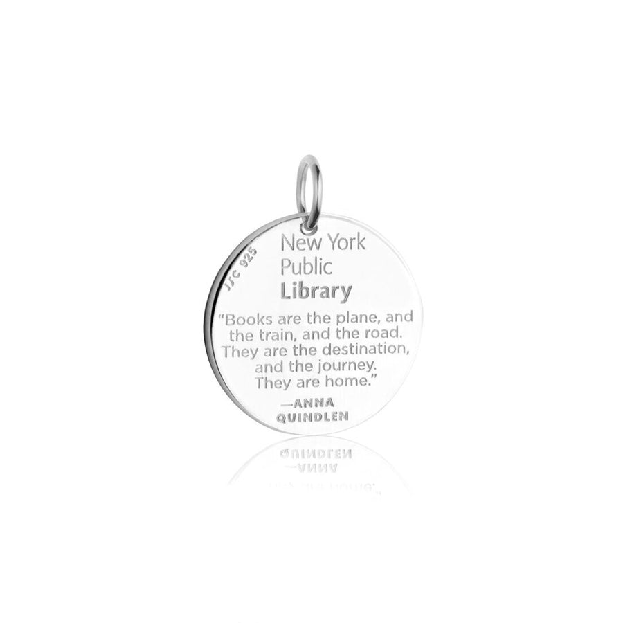 Silver NYPL Lion Charm - The New York Public Library Shop