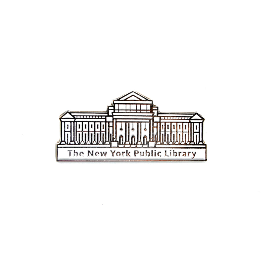 NYPL Library Building Enamel Pin - The New York Public Library Shop