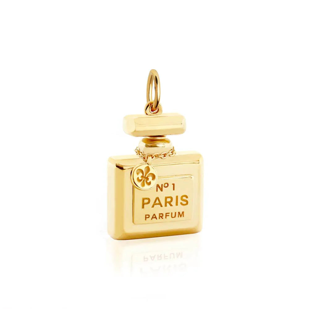 Gold Perfume Bottle Charm