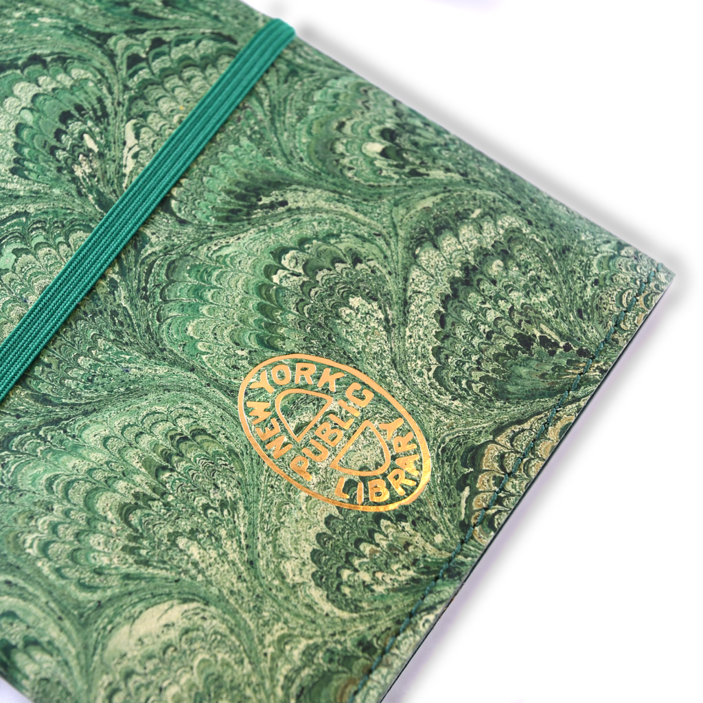NYPL Peacock Leather Journals