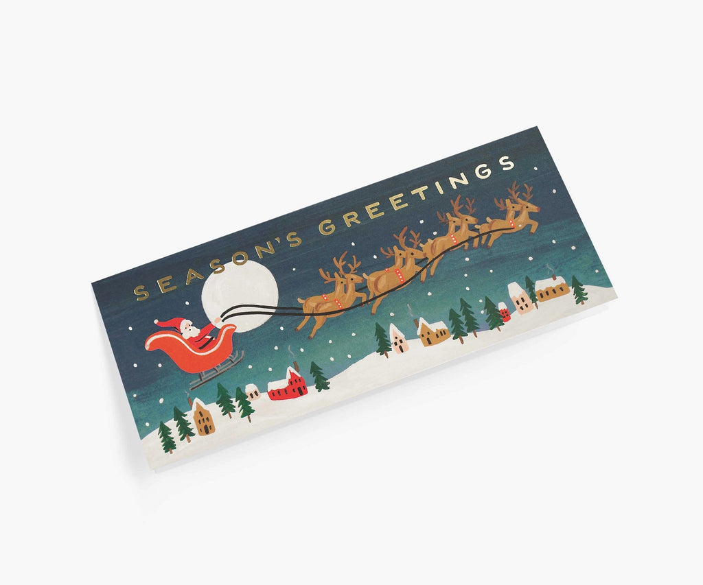 Santa's Sleigh Holiday Card Set