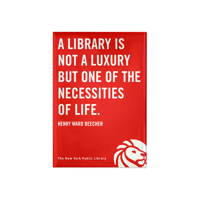 Henry Ward Beecher Magnet - The New York Public Library Shop