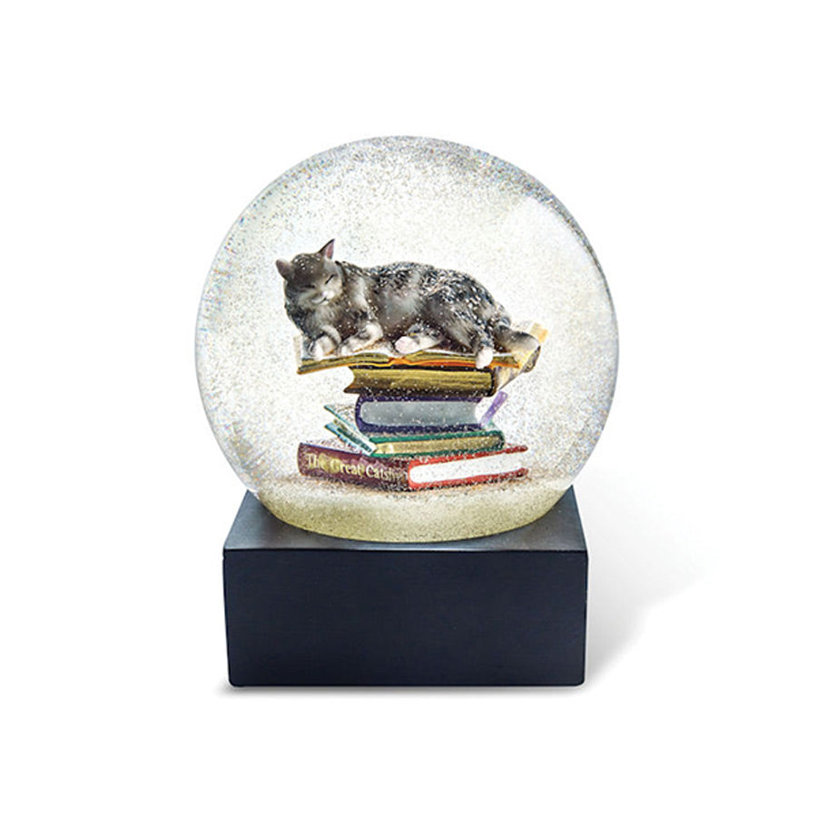 Cats on Stacks Snow Globe - The New York Public Library Shop