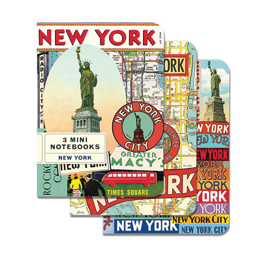 New York City Mini Notebooks Set