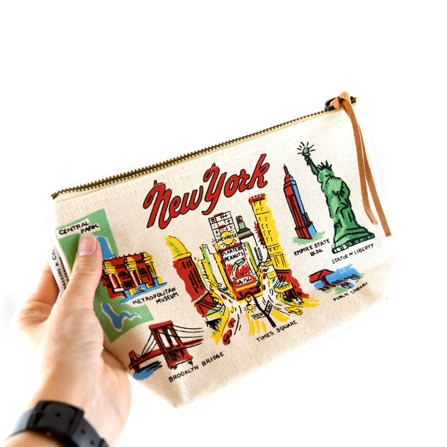 NYC Icons Vintage Pouch | The New York Public Library Shop