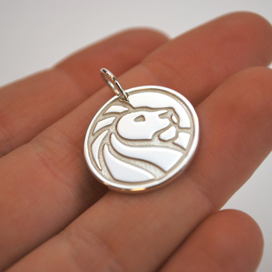 Silver NYPL Lion Charm - The New York Public Library Shop