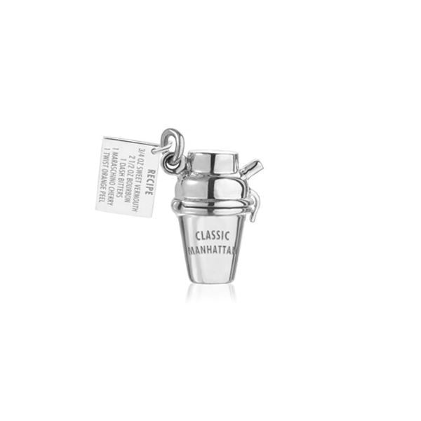 Sterling Silver Manhattan Cocktail Shaker Charm - The New York Public Library Shop