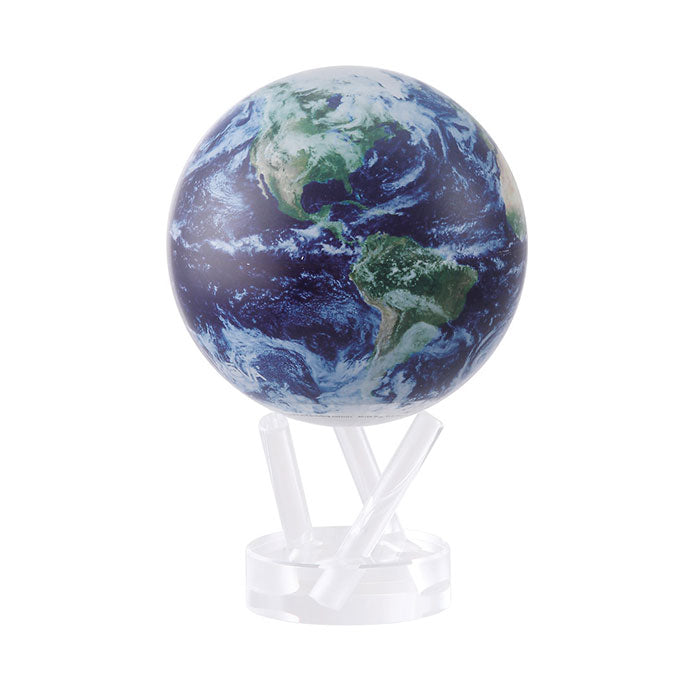 Mova Rotating Satellite with Clouds Globe - The New York Public Library Shop