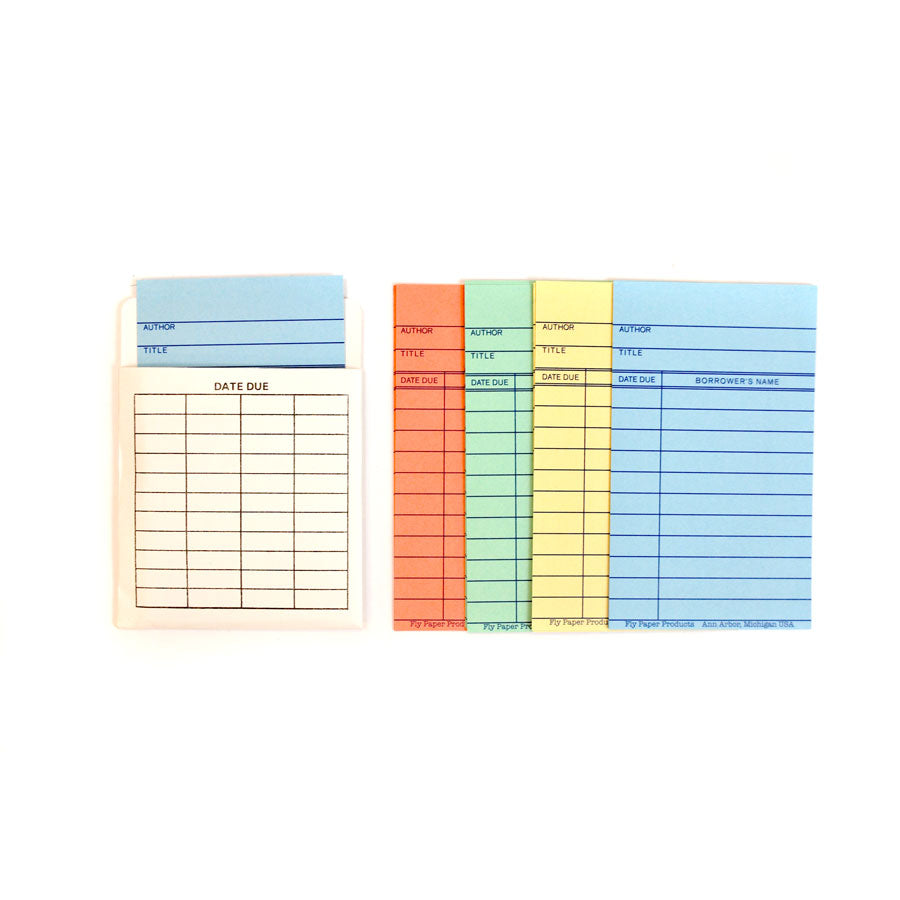 Magnetic Library Card Notecards - The New York Public Library Shop