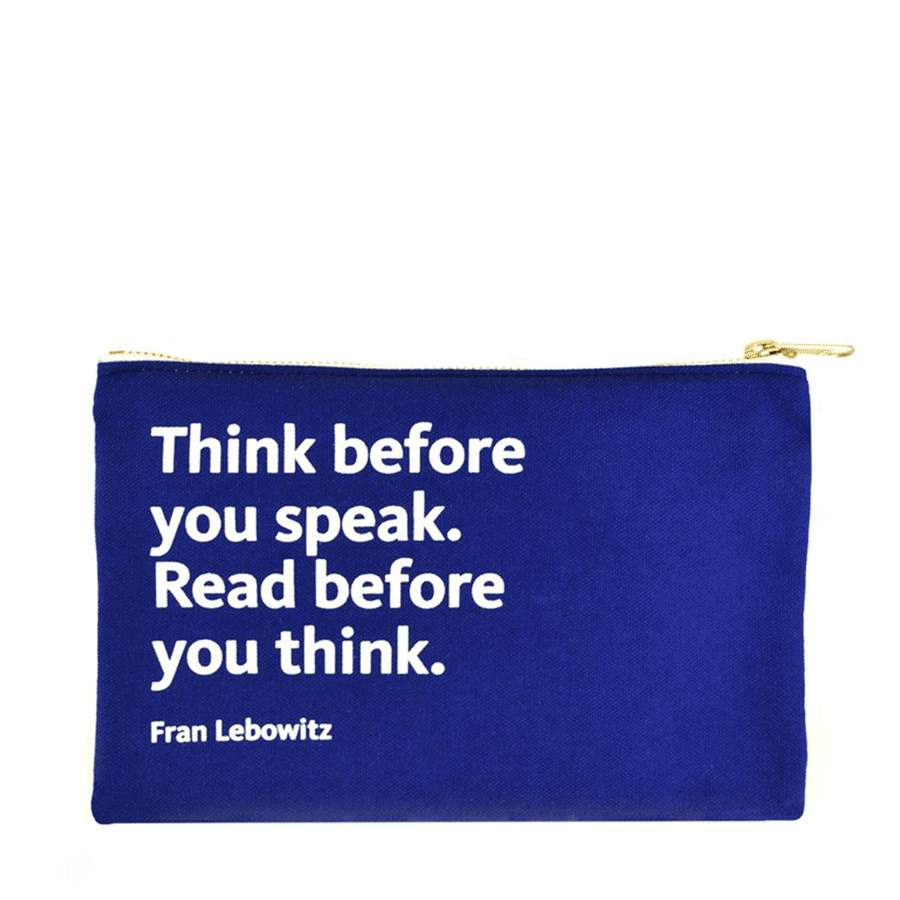 NYPL Fran Lebowitz Pouch - The New York Public Library Shop