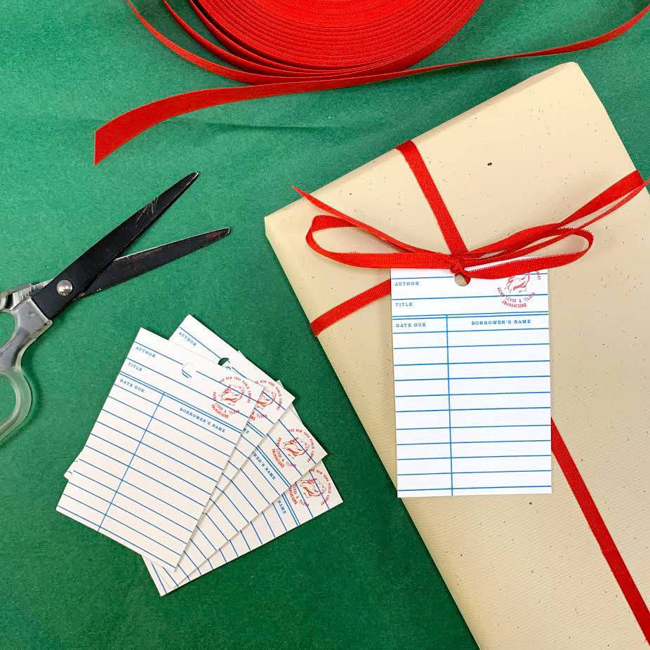 Library Card Printable Gift Tags | The New York Public Library Shop