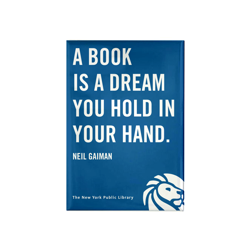 Neil Gaiman Magnet - The New York Public Library Shop