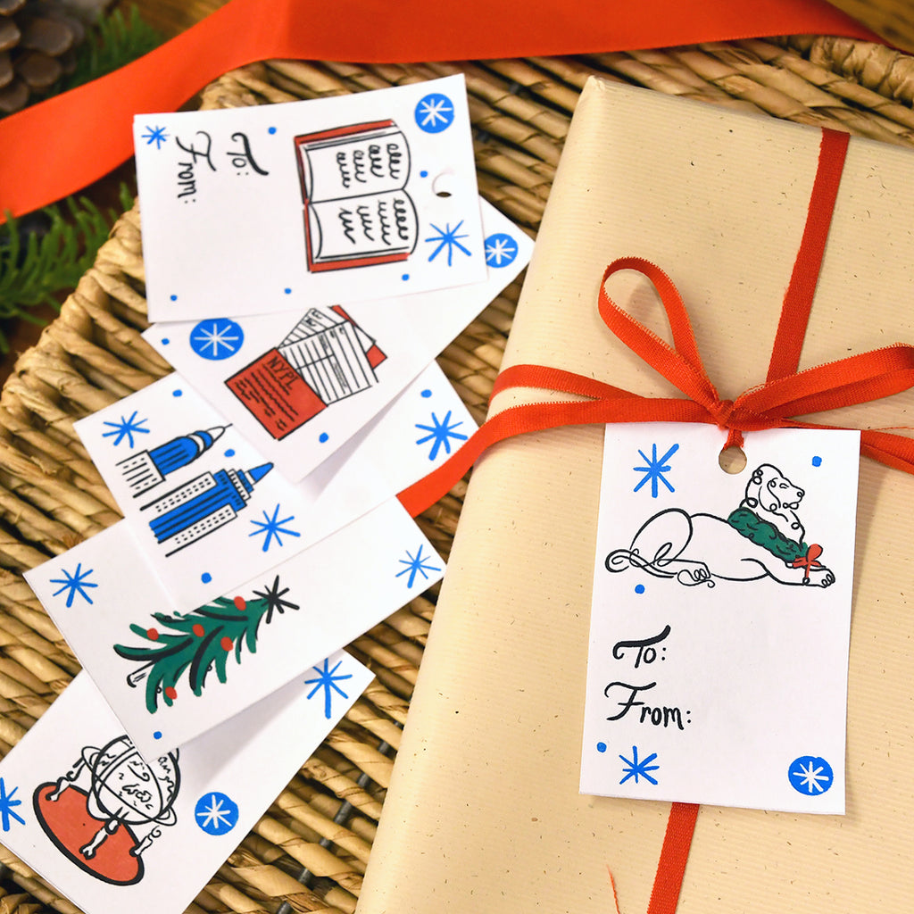 NYPL Holiday Cheer Printable Gift Tags