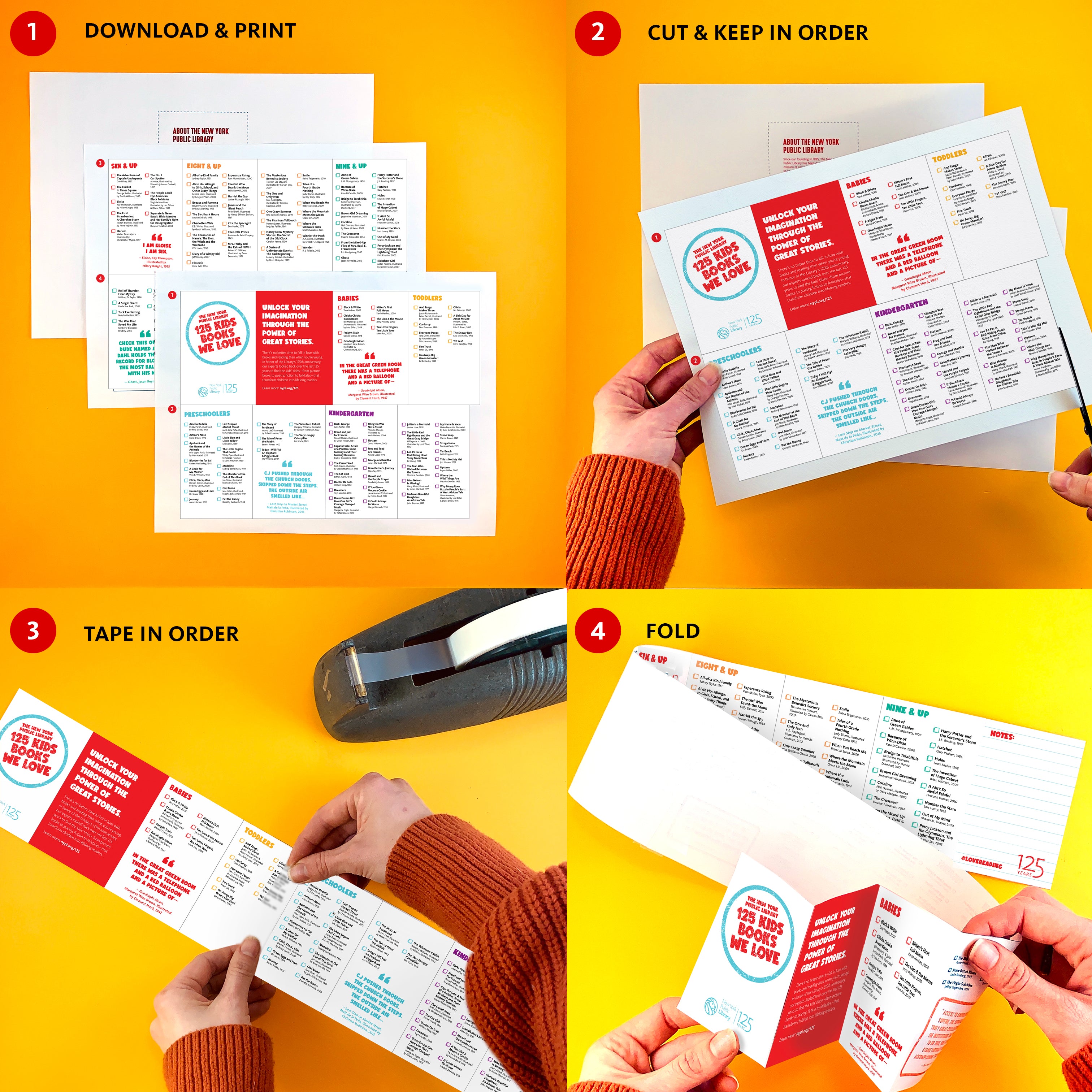 Printable Papercraft Book List: 125 Kids Books We Love