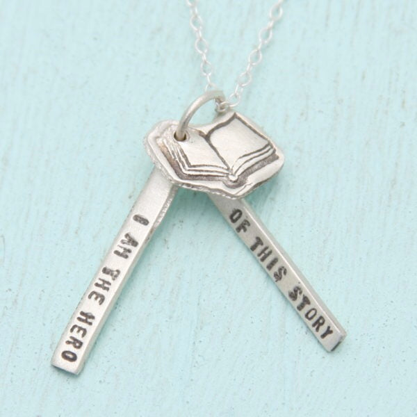I am the Hero Quote Necklace - The New York Public Library Shop