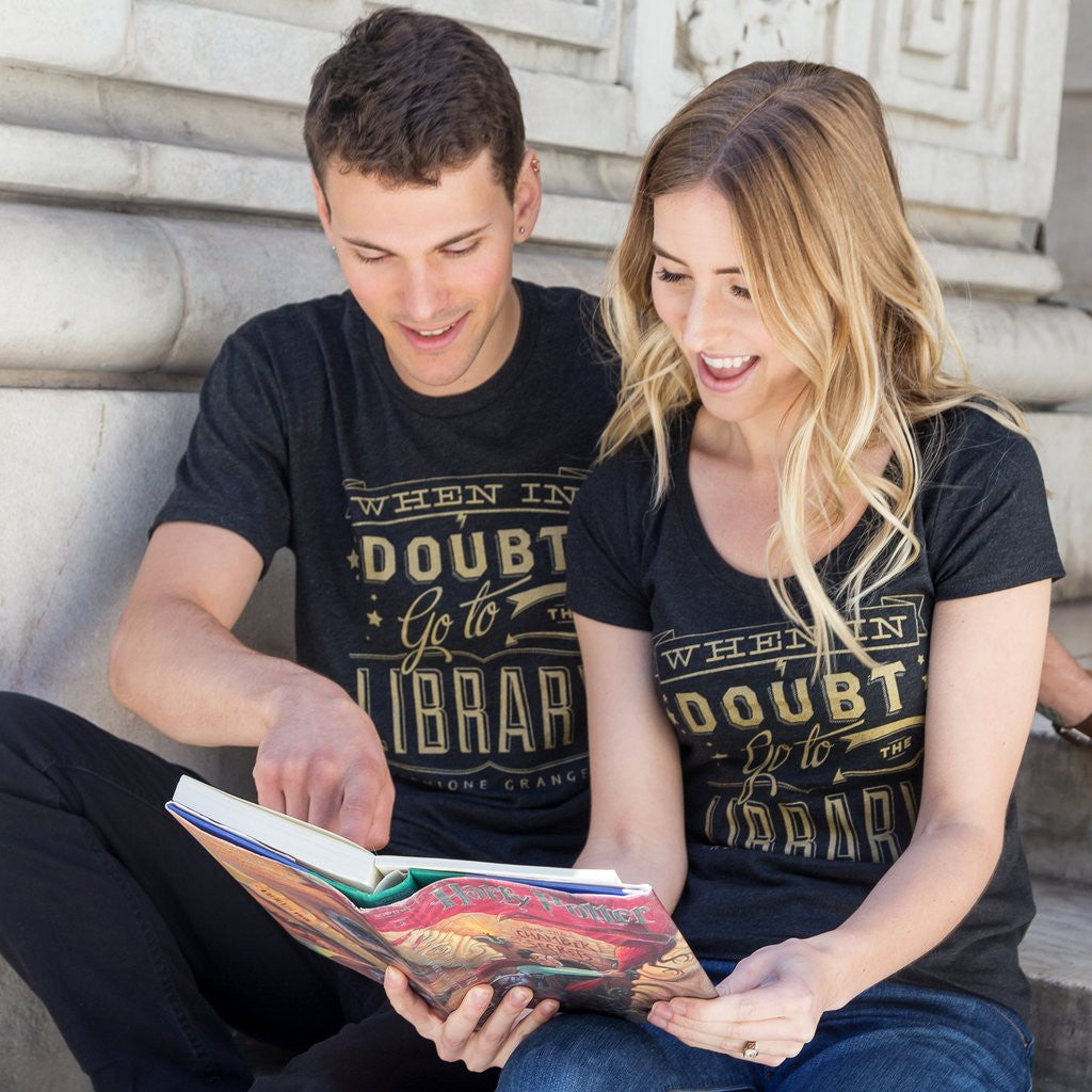 When in Doubt Go to the Library T-Shirt - The New York Public Library Shop