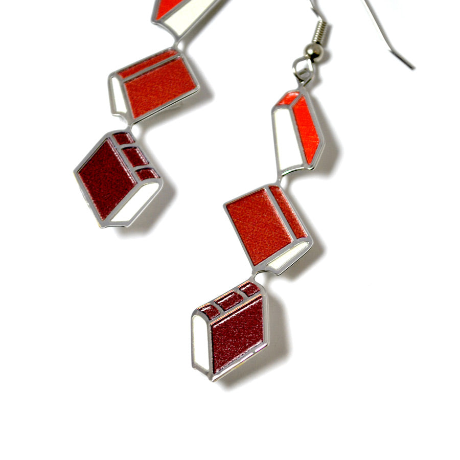 Bronte Book Earrings - The New York Public Library Shop